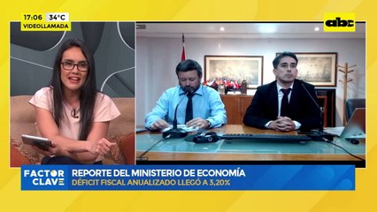 Reporte del ministerio de Economía: déficit fiscal anualizado llegó a 3,20%