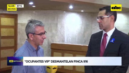 Video: ‘’Ocupantes VIP’' desmantelan finca 916