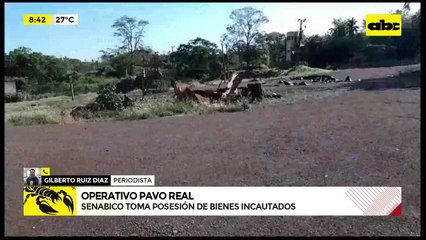 Operativo Pavo Real: Senabico toma posesión de bienes incautados