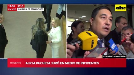 Urgente: el senador Basilio "Bachi" Núñez golpeó a su colega Eduardo Nakayama