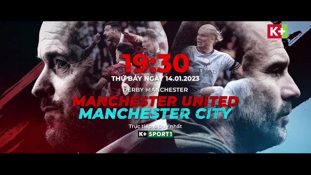 Manchester United - Manchester City | Vòng 20 Ngoại Hạng Anh 2022/23