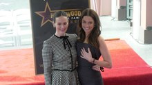 Amanda Peet attends Sarah Paulson's Hollywood Walk of Fame star unveiling ceremony