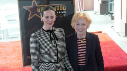 Holland Taylor attends Sarah Paulson's Hollywood Walk of Fame star unveiling ceremony