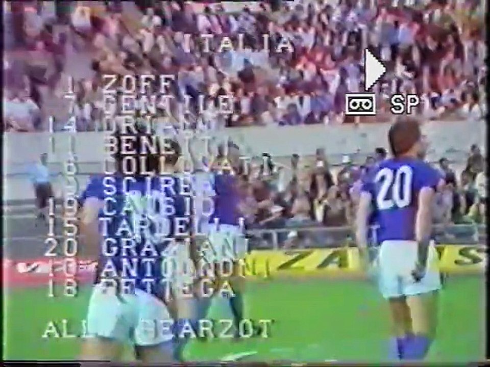 1980 UEFA Euro - Italy v. Belgium