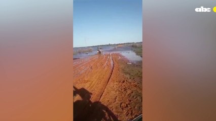 Desborde del arroyo Aguapey en San Cosme y Damián