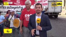 Video: Manifestantes realizan “quema de acuerdo”