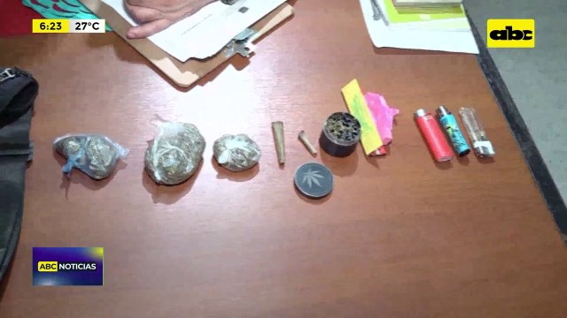 Video: Cinco jóvenes detenidos con marihuana