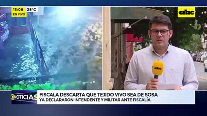 Video: fiscala descarta que tejido vivo sea de Sosa