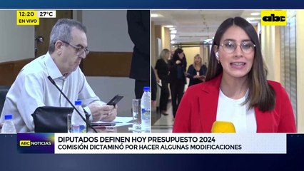 Video: Diputados definen presupuesto 2024
