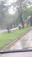 Incendio de vehículo sobre la autopista Silvio Pettirossi