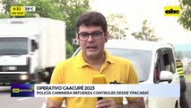Video:  Policía caminera refuerza controles en Ypacaraí