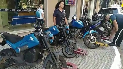 Despeje en las veredas del microcentro