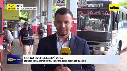 Video: Dinatran libera horario de buses
