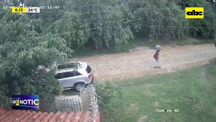 Video: Dos capturados con electrodomésticos robados