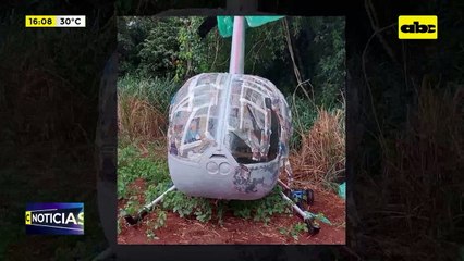 Video: helicóptero fue encontrado en Capitán Bado