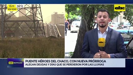 Video: Puente Héroes del Chaco, con nueva prórroga