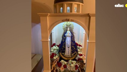 Réplica del retablo de la Virgen de Caacupé en Estados Unidos