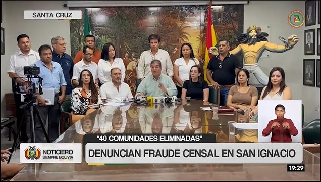 El INE habría eliminado más de 40 comunidades en el Censo 2024, según cívicos cruceños