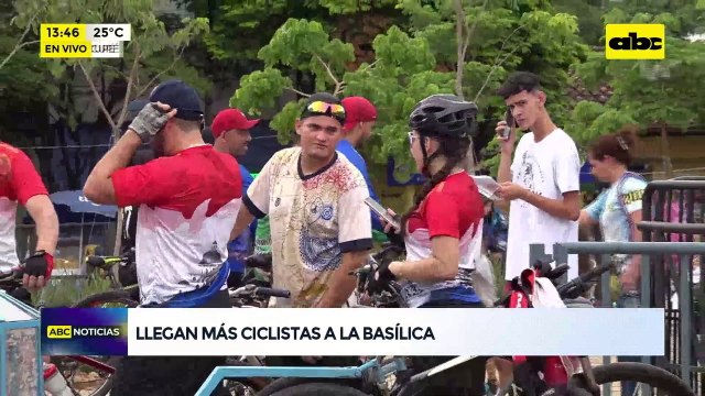 Llegan Más Ciclistas A La Basílica