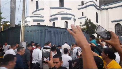 Llegada de Santiago Peña a Caacupé