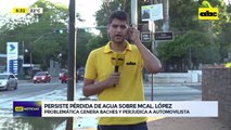 Video: Pérdida de agua sobre Avda. Mcal. López