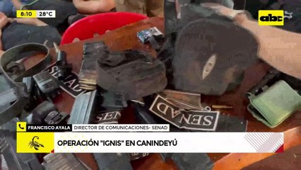 Video: Operación “Ignis” en Canindeyú