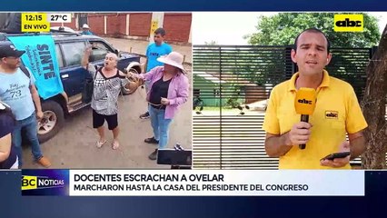 Video: Docentes escrachan a Ovelar