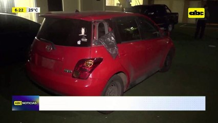Video: Un vehículo robado fue abandonado
