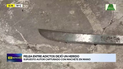 Video: Pelea entre adictos dejó un herido