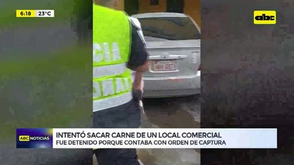 Video: Intentó sacar carne de Biggie entre ropas