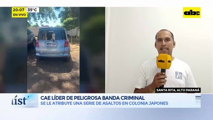 Santa Rita: cae líder de peligrosa banda criminal