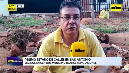 Video: Pésimo estado de calles en San Antonio