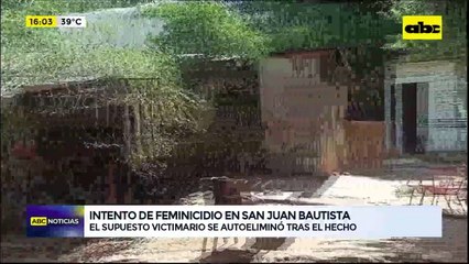 Intento de feminicidio en San Juan Bautista: hombre atacó con una asada a su pareja