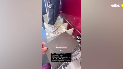 Funcionario de Essap encontró 1.200 dólares y lo devolvió