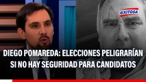 Elecciones 2026 peligrarían si no se garantiza SEGURIDAD PARA CANDIDATOS, advierte Diego Pomareda