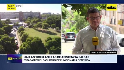 ‘’Venta de cargos en IPS: hallan 700 planillas de asistencias falsas