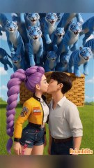 Rumi and Jinu are shocked KPop Demon Hunters #kpopdemonhunters #huntrix #sajaboys #rujinu #kpdh