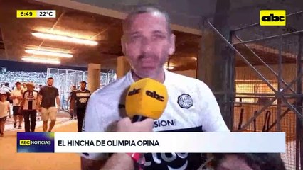 Video: el hincha de Olimpia opina tras la victoria