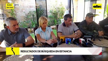 Secuestro de Óscar Denis: resultados de búsqueda en estancia