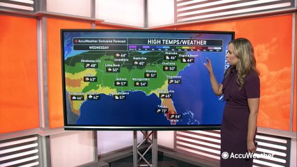 Soaking rain heading toward the Southeast late this week, with a wintry mix in the mid-Atlantic