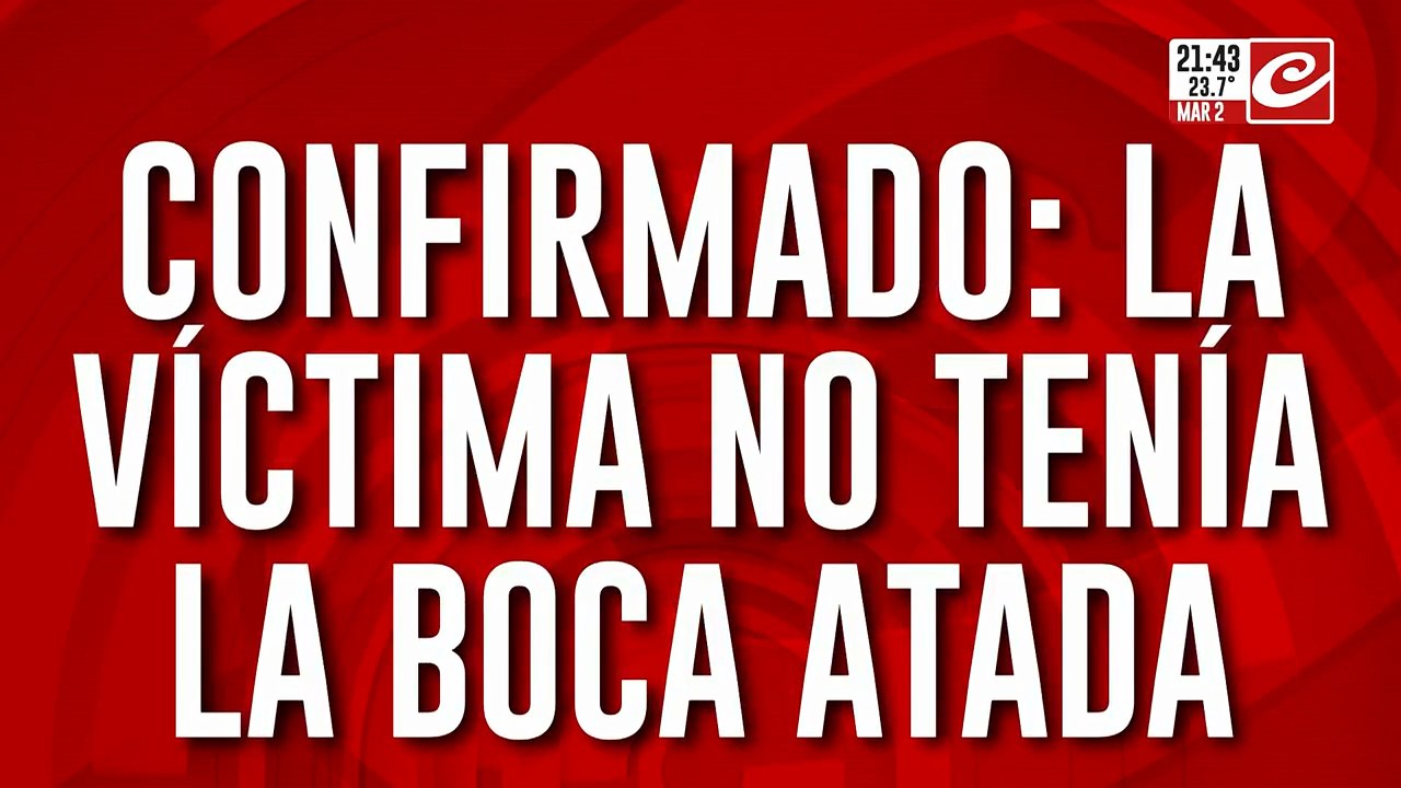 Confirmado: la victima no tenia la boca atada - Vídeo Dailymotion