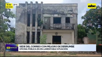 San Pedro: sede del Correo con peligro de derrumbe