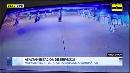 Video: asaltan estación de servicios en Minga Guazú