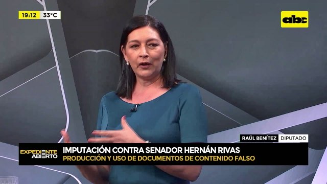 Video: imputación contra el senador Hernán Rivas