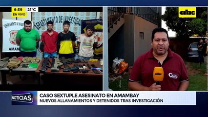 Sextuple asesinato en Amambay: reportan allanamientos y detenciones
