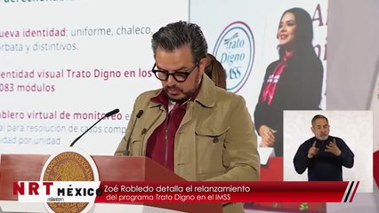 Zoé Robledo detalla el relanzamiento del programa Trato Digno en el IMSS