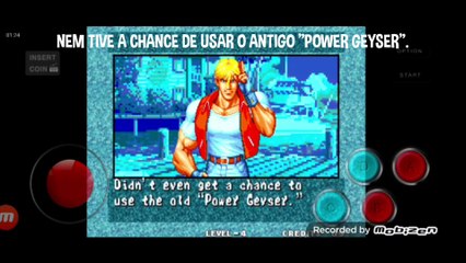 Fatal Fury 3 Franco Bash vs Terry Bogard fala de vitória do Terry Bogard em português parte 1