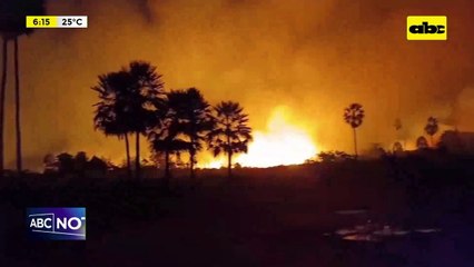 Video:  Varios incendios forestales