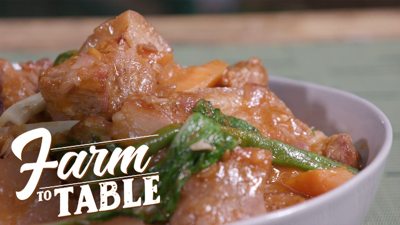 Chef JR Royol serves ‘Afritadang Gulay at Baboy’ for Holiday parties! | Farm to Table