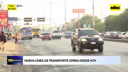 Video: Nueva línea de transporte opera desde hoy